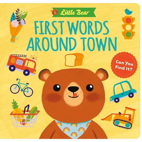 Little Bear: First Words Around Town - Board Book