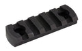 CMC Triggers M-Lok Picatinny Rail -  5 Slot -  Fits M-LOK Rail -  2.5" Long -  Anodized Finish -  Black