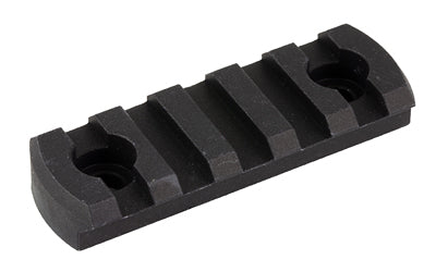 CMC Triggers M-Lok Picatinny Rail -  5 Slot -  Fits M-LOK Rail -  2.5" Long -  Anodized Finish -  Black