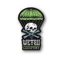 Crossbones and Parachutes Sticker