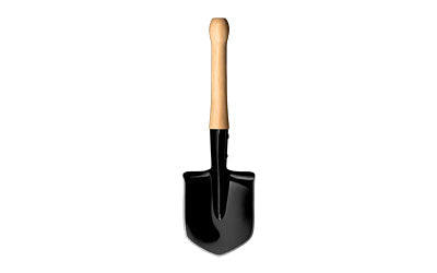 Cold Steel Spetsnaz Shovel |  Special Forces |  Tool |  Black |  Shovel |  Medium Carbon Steel |  Natural Wood Handle
