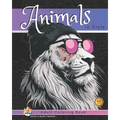 Animals in Style: Adult Coloring Book - Paperback
