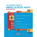 The Complete Guide to Middle School Math Book Grades 6-8 - Paperback