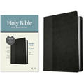 KJV Personal Size Giant Print Bible, Filament Enabled Edition (Leatherlike, Black/Onyx) - Imitation Leather
