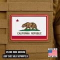 California State Flag Patch 2"x3" Hook & Loop | Made in USA | Pro-Print Full Color & Tactical Options