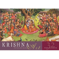 Krishna Art Postcard Book - Paperback