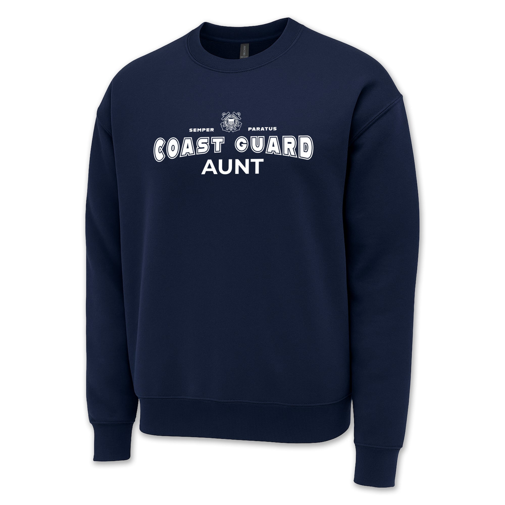 Coast Guard Aunt Crewneck (Navy)