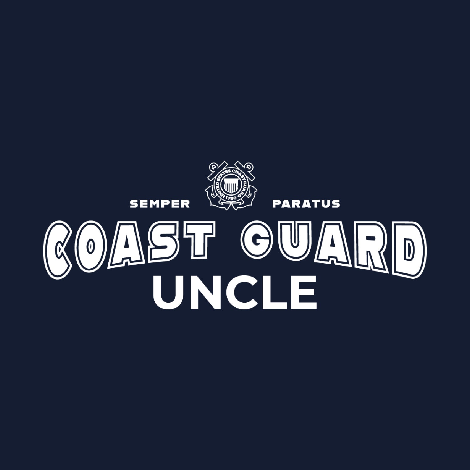 Coast Guard Uncle Crewneck (Navy)