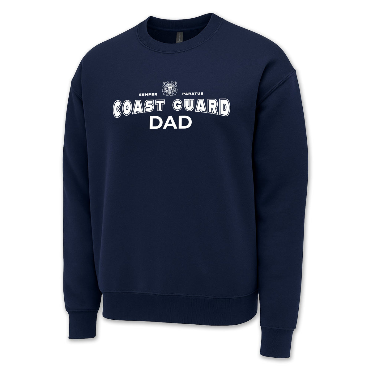 Coast Guard Dad Crewneck (Navy)