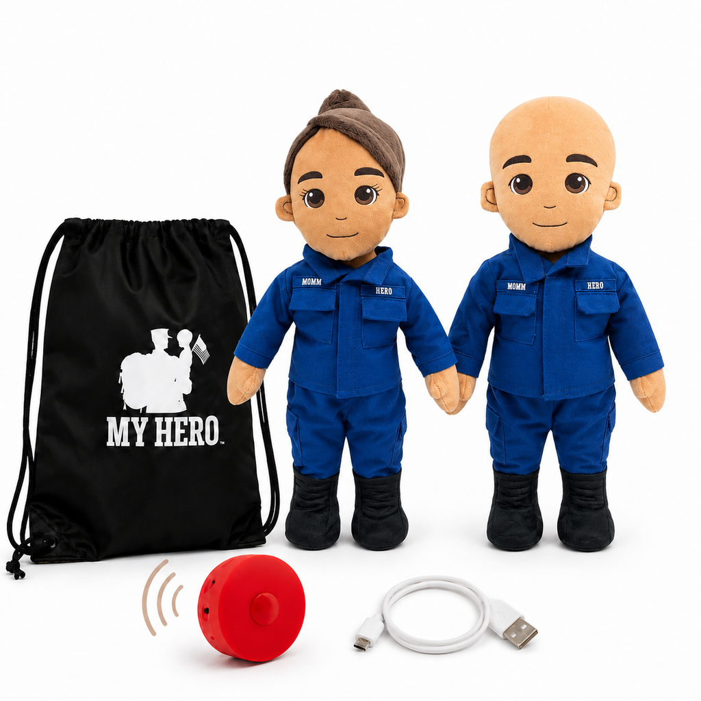 Coast Guard Daddy Doll | Military Doll | Recordable Gift