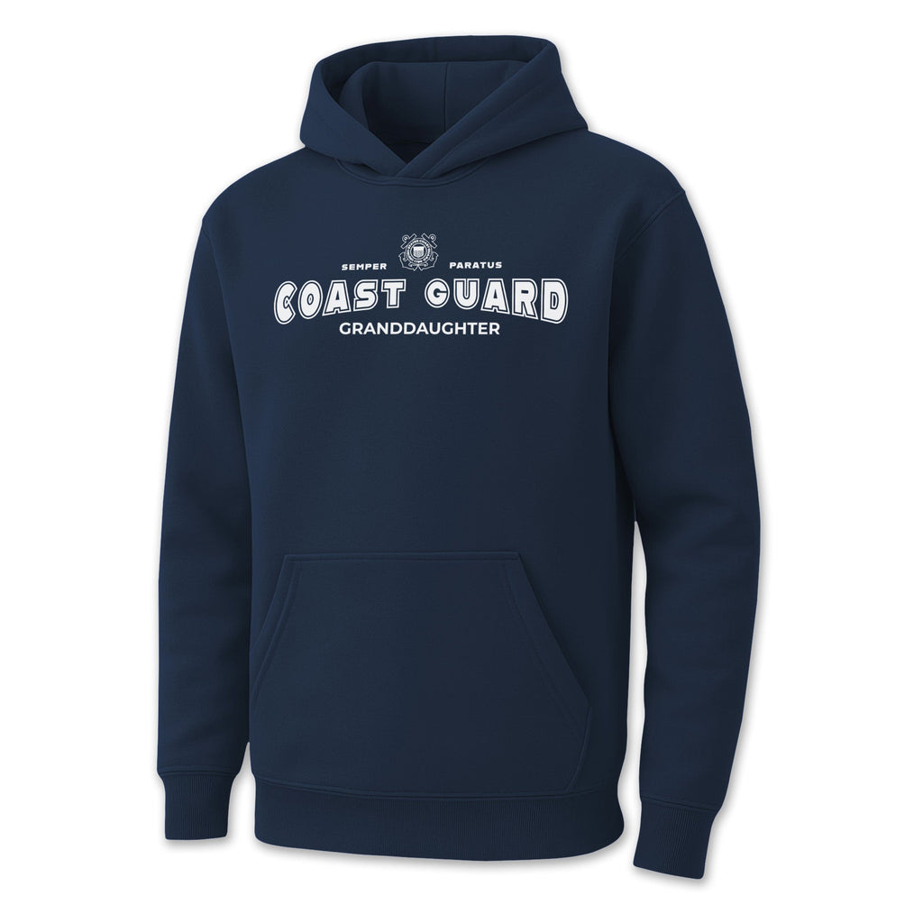 Coast Guard Granddaughter Youth Hood (Navy)