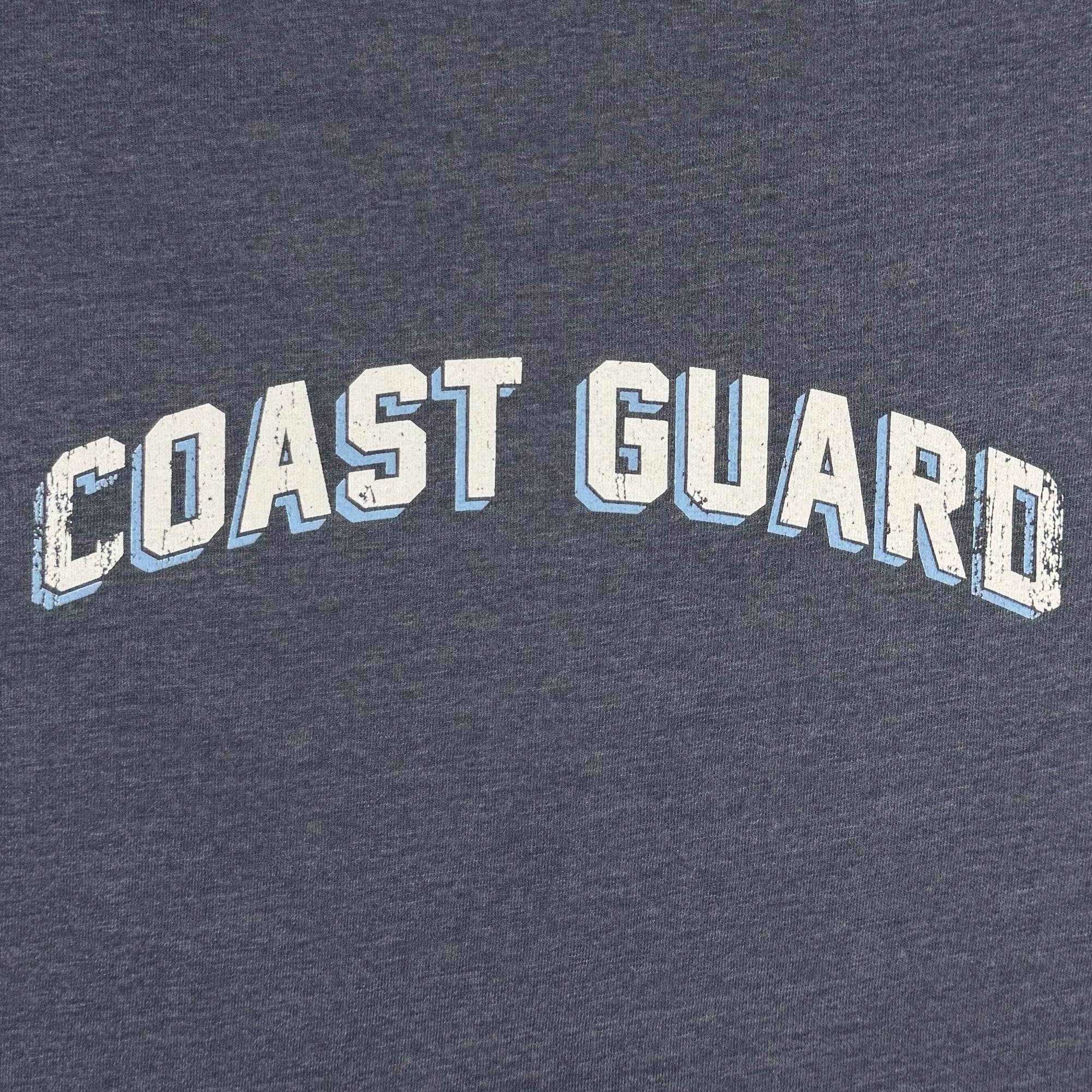 Coast Guard Ladies Distressed Arch Hood (Washed Navy)