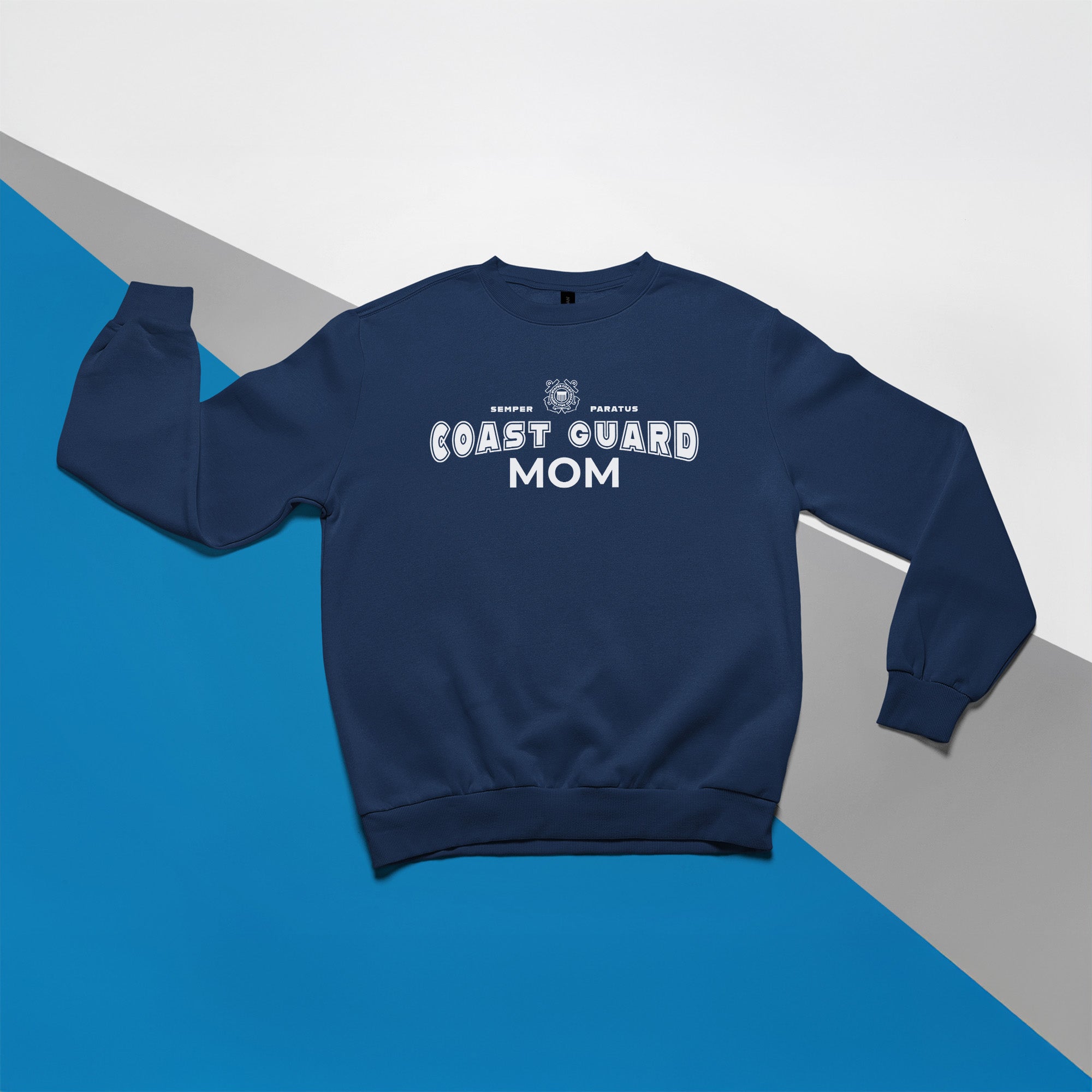 Coast Guard Mom Crewneck (Navy)
