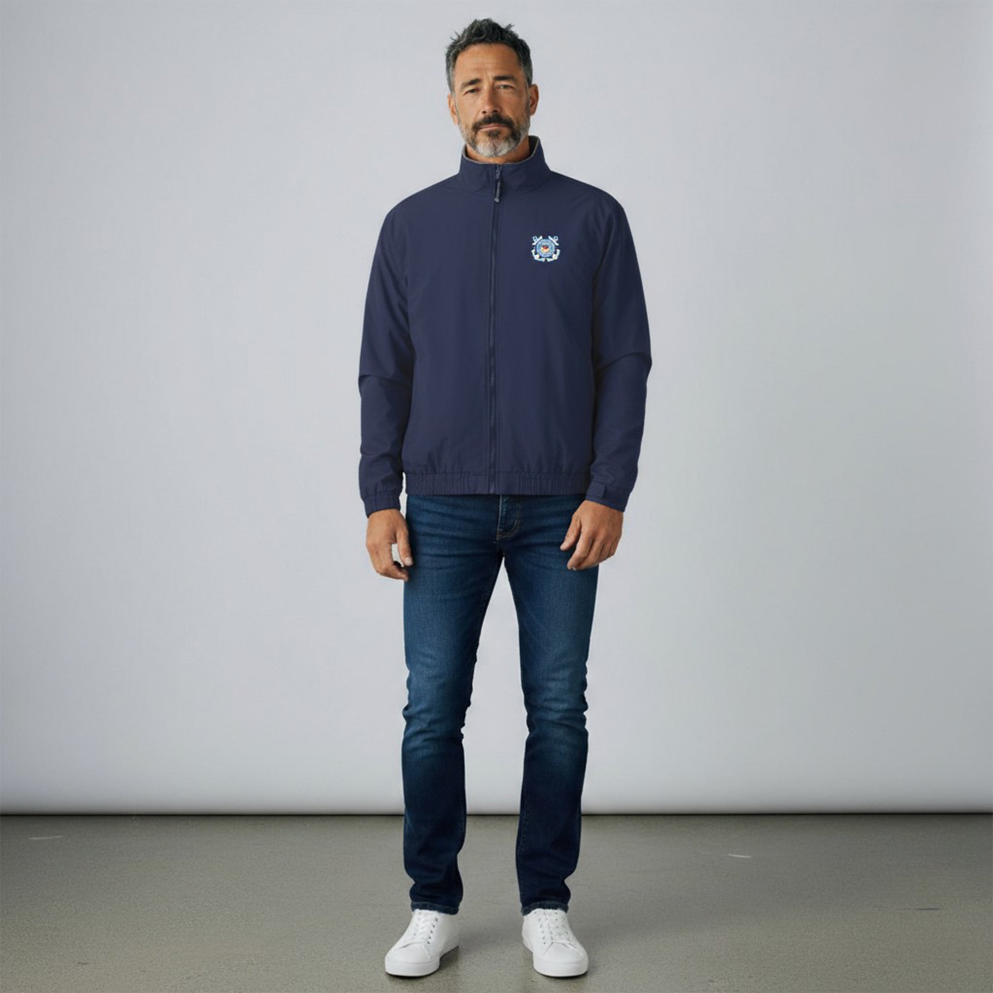 Coast Guard Seal Navigator Jacket (Navy)