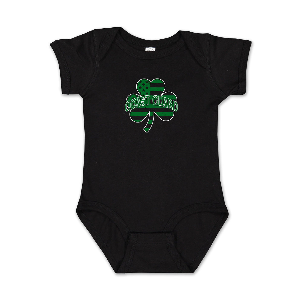 Coast Guard Shamrock Infant Romper