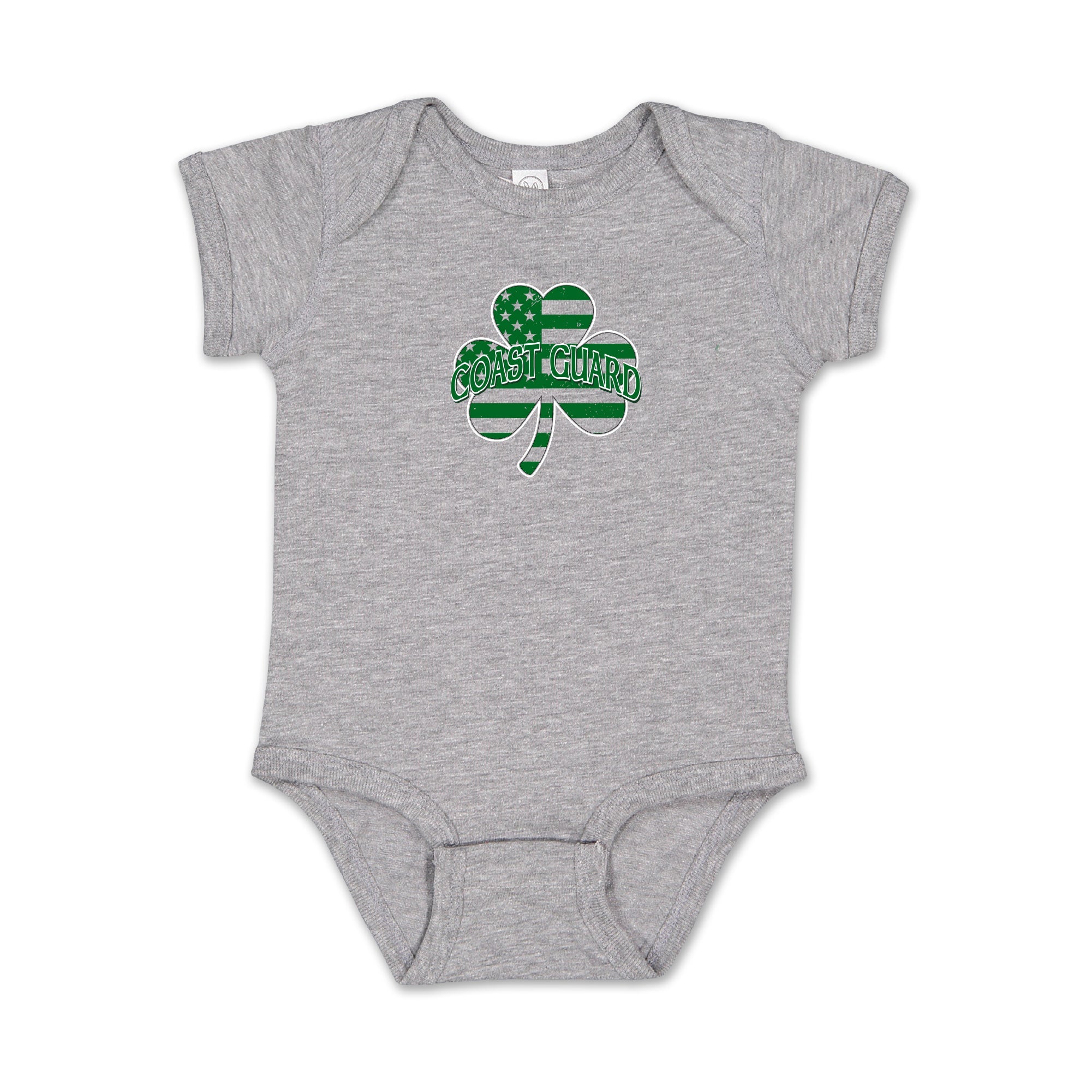 Coast Guard Shamrock Infant Romper