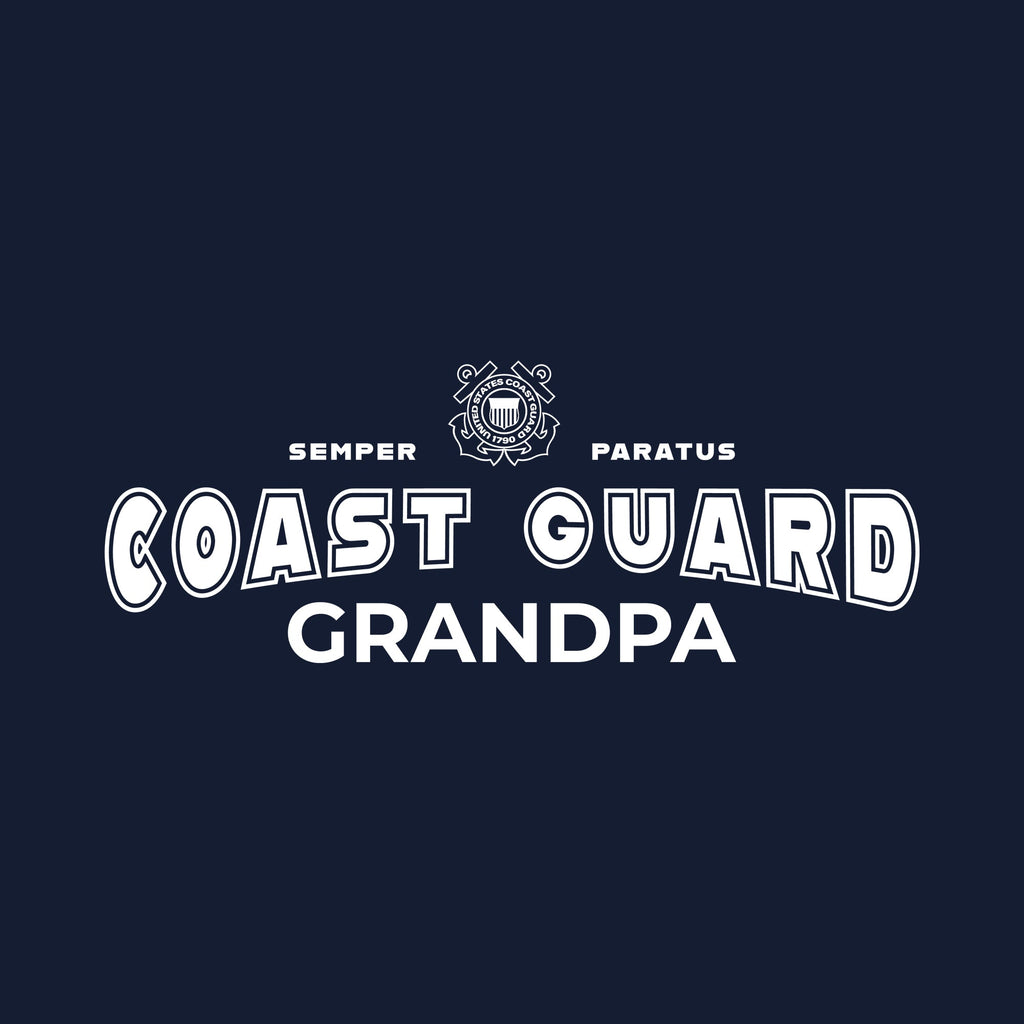 Coast Guard Grandpa Crewneck (Navy)