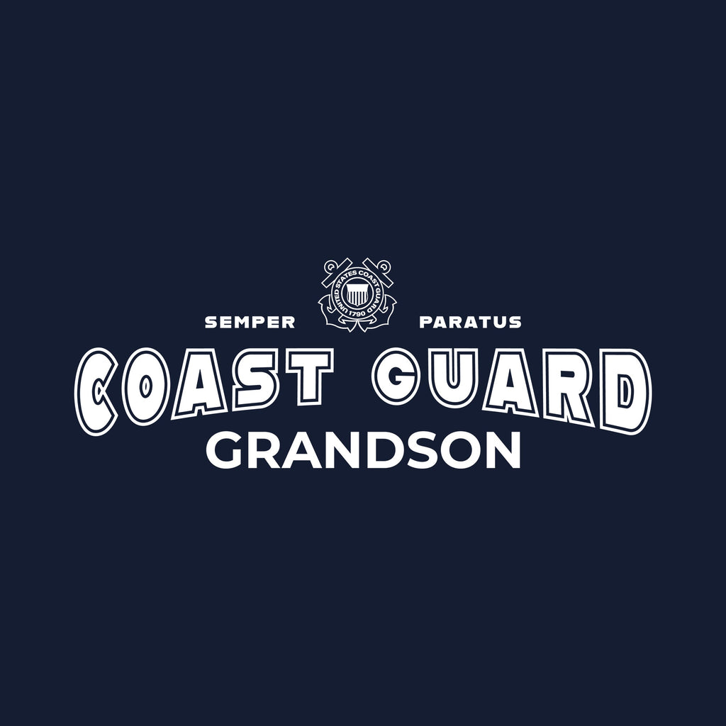 Coast Guard Grandson Crewneck (Navy)