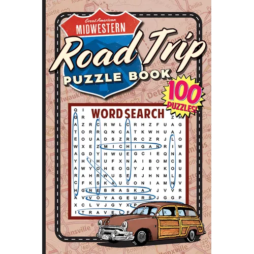 Great American Midwestern Road Trip Puzzle Book - Paperback