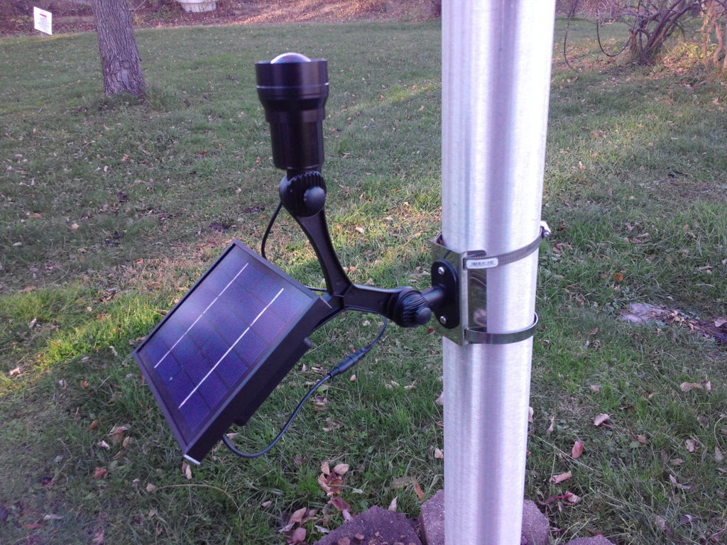 Commercial Solar Flagpole Light - CREE