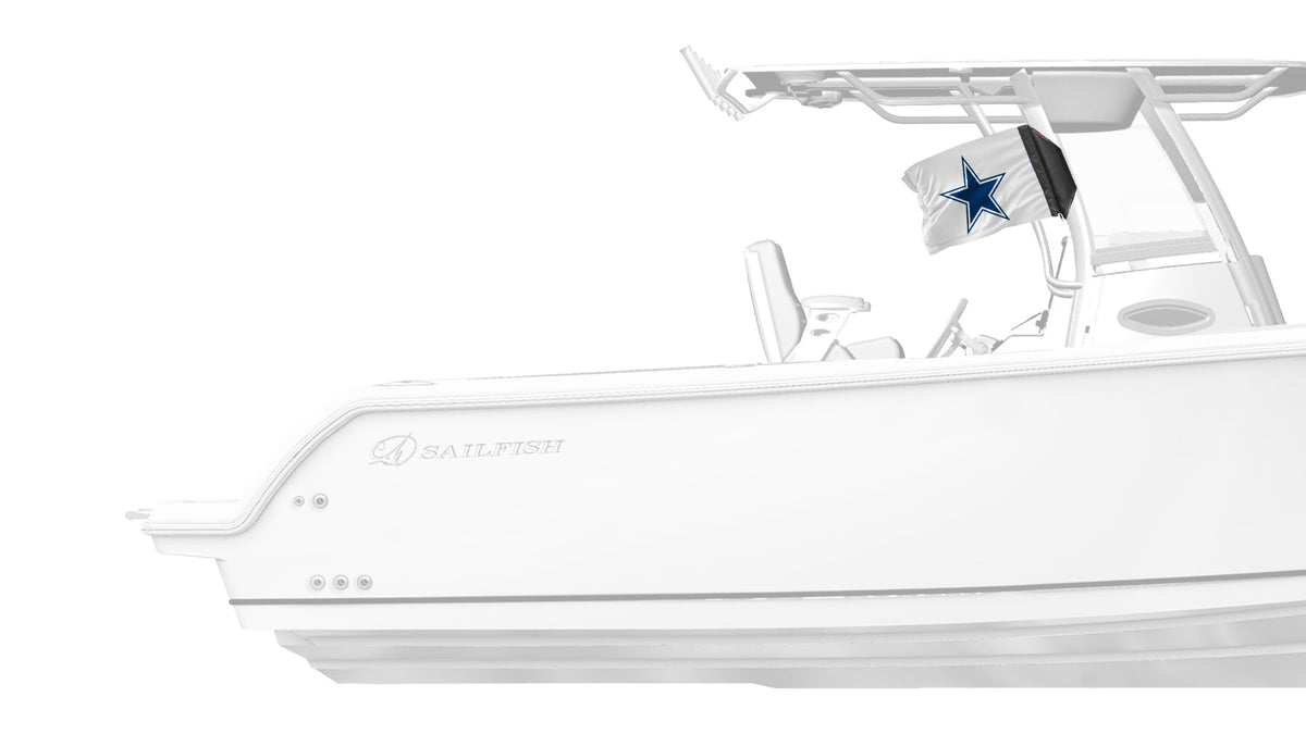 Dallas Cowboys White 11"x17" Forever Wave Flag
