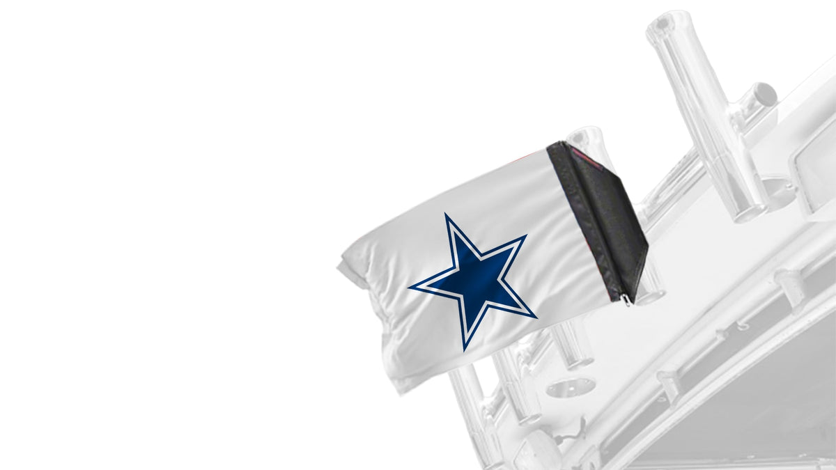 Dallas Cowboys White 11"x17" Forever Wave Flag for Boats