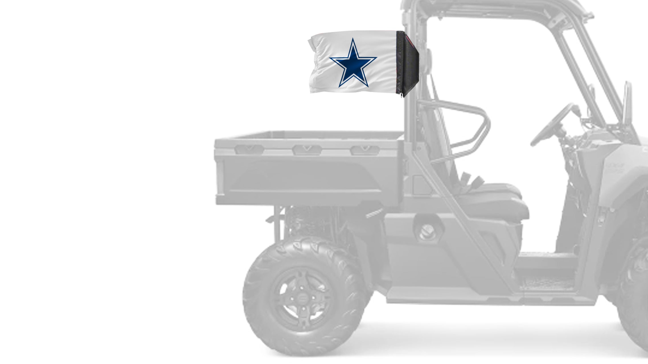 Dallas Cowboys White 11"x17" Forever Wave Flag