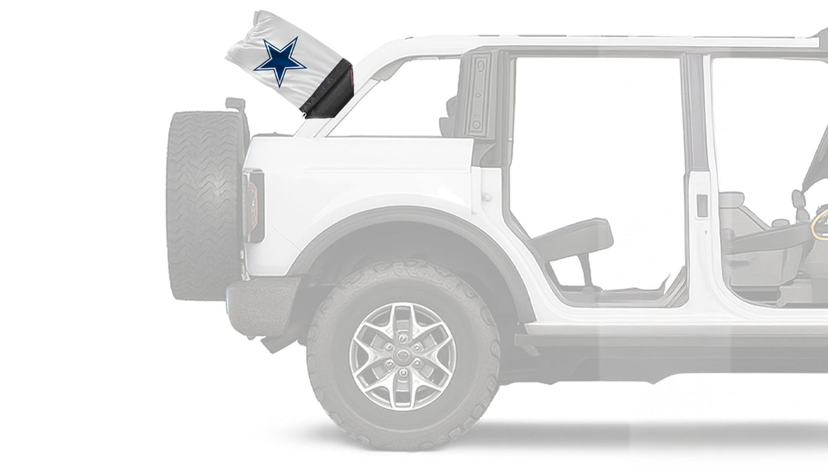Dallas Cowboys White 11"x17" Forever Wave Flag