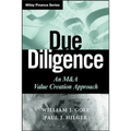 Due Diligence: An M&A Value Creation Approach - Hardcover