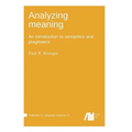 Analyzing meaning - Hardcover