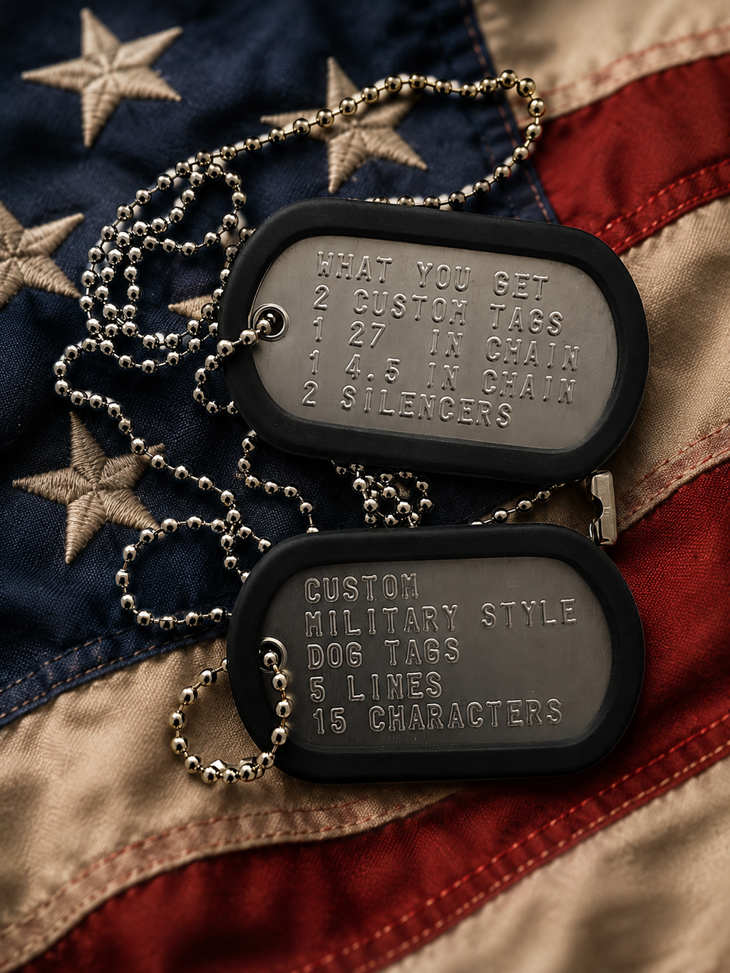 Military Flag Case For 2 Flags and Certificate Display Case - Cherry.
