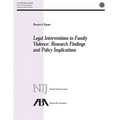 Legal Interventions in Family Violence: Research Findings and Policy Implications