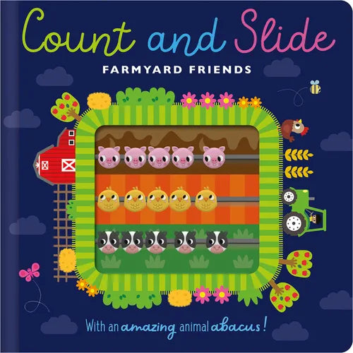 Count and Slide Farmyard Friends - Board Book
