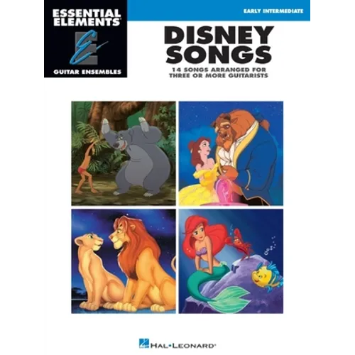 Disney Songs: Essential Elements Guitar Ensembles Early Intermediate Level - Paperback