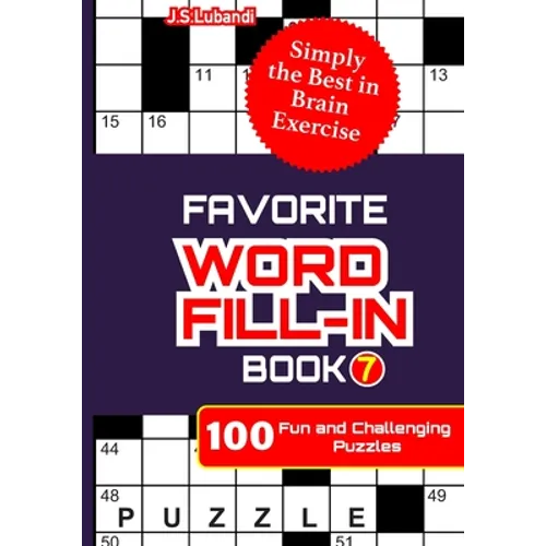 FAVORITE WORD FILL-IN Book 7 - Paperback