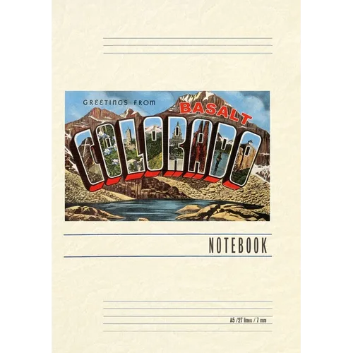 Vintage Lined Notebook Greetings from Basalt - Paperback