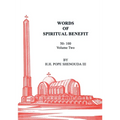 Words of Spiritual Benefit Volume 2 - Paperback