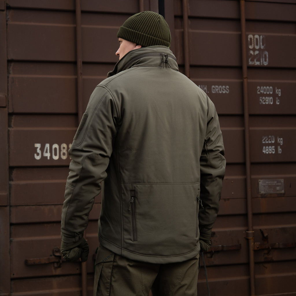 M‑Tac Softshell Tactical Jacket with Fleece Liner