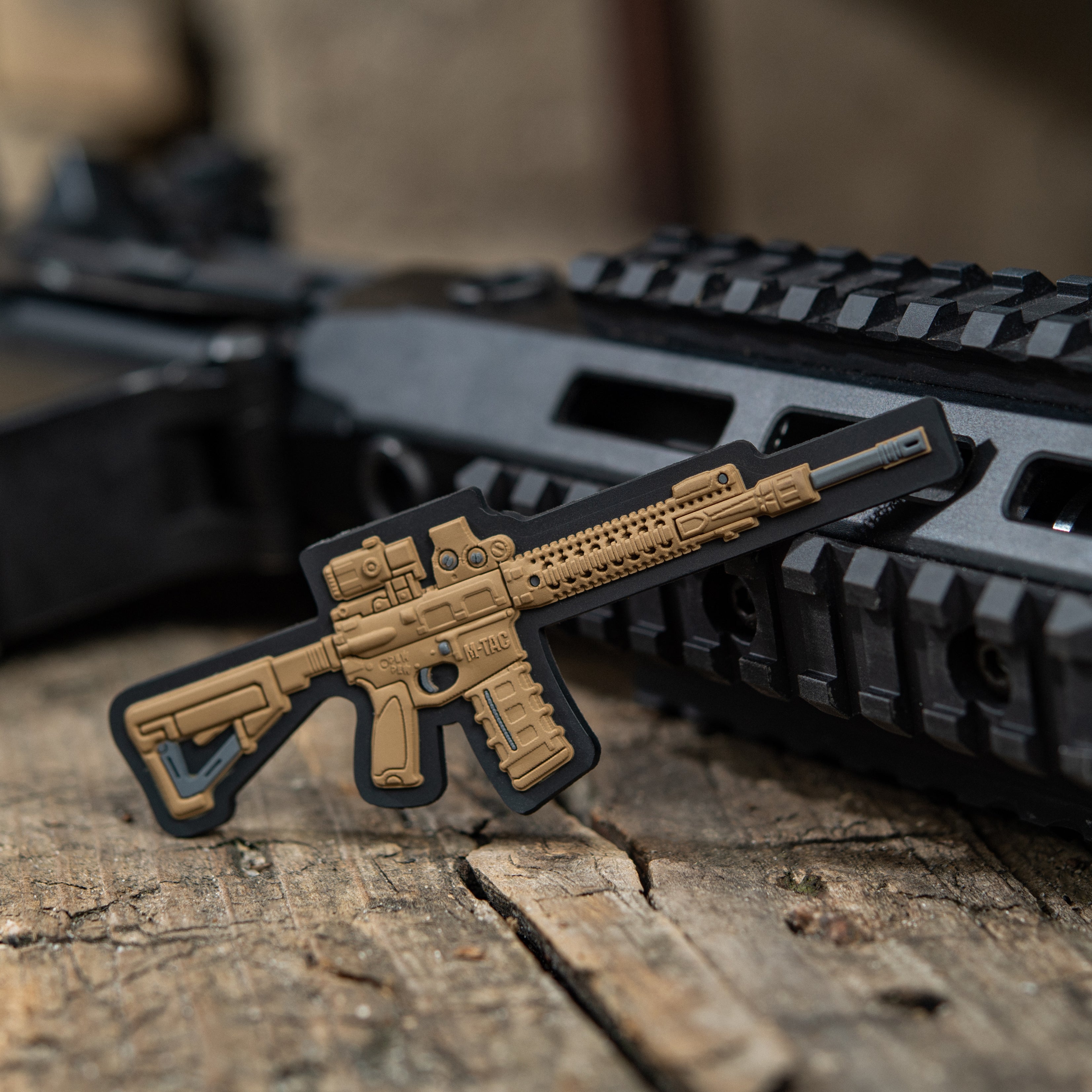 M-Tac patch AR-15 3D PVC