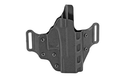 DeSantis Gunhide #195 |  Veiled Partner OWB Belt Holster |  Fits GLOCK 19/19 GEN 5/19X/45/23/32 |  With or Without Reflex Sights |  Right Hand |  Black