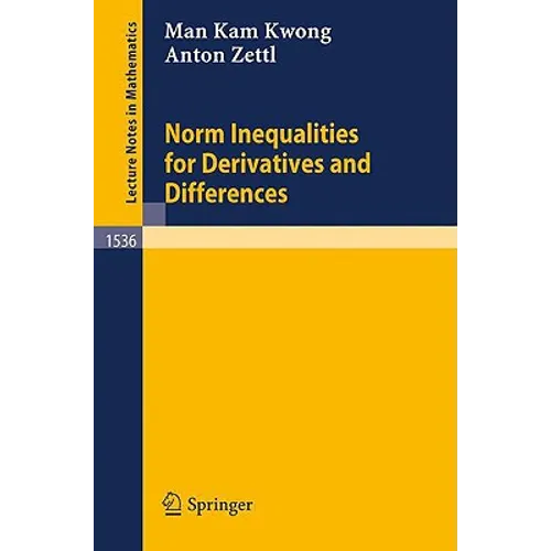 Norm Inequalities for Derivatives and Differences - Paperback