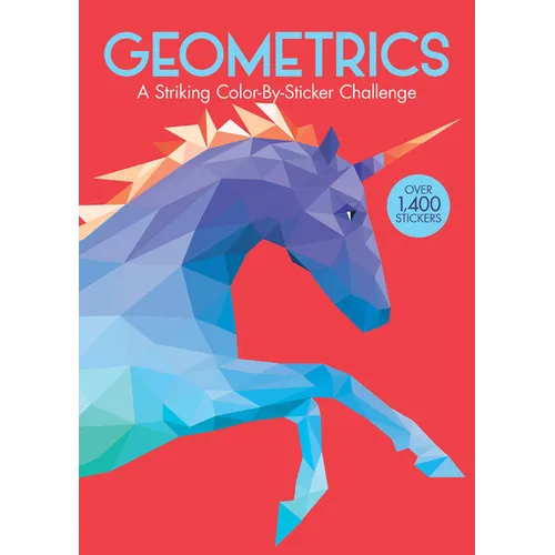 Geometrics: A Striking Color-By-Sticker Challenge - Paperback