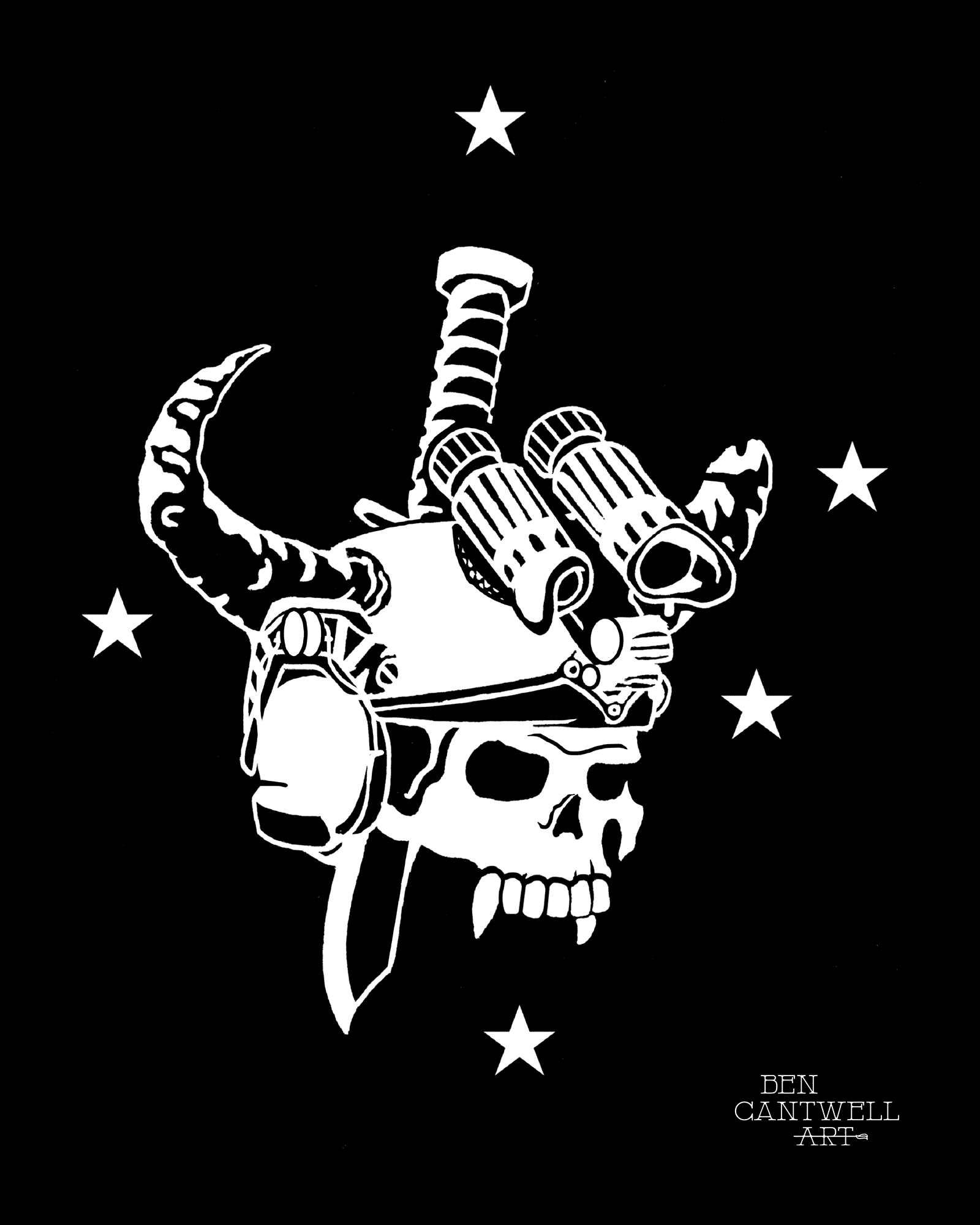 Demon skull