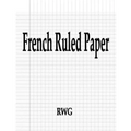 French Ruled Paper: 100 Pages 8.5" X 11" - Paperback