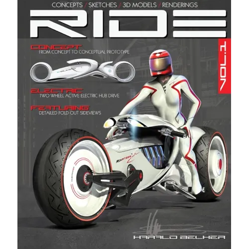 Ride: Futuristic Electric Motorcycle Concept - Hardcover