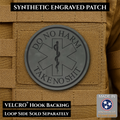 Do No Harm, Take No Shit - EMT, Medic, Nurse - Funny Morale Patch, 3" Round | Made in USA | VELCRO® Brand Hook Backing