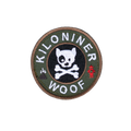 MINI DOG & CROSSBONES JUNGLE Morale Patch