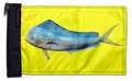 Dolphin 12"x18" Forever Wave Flag for Jeep Wrangler JKU 4-Door 2007-2018