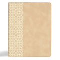 CSB Notetaking Bible, Expanded Reference Edition, Cream Suedesoft Leathertouch - Imitation Leather