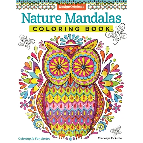 Nature Mandalas Coloring Book - Paperback